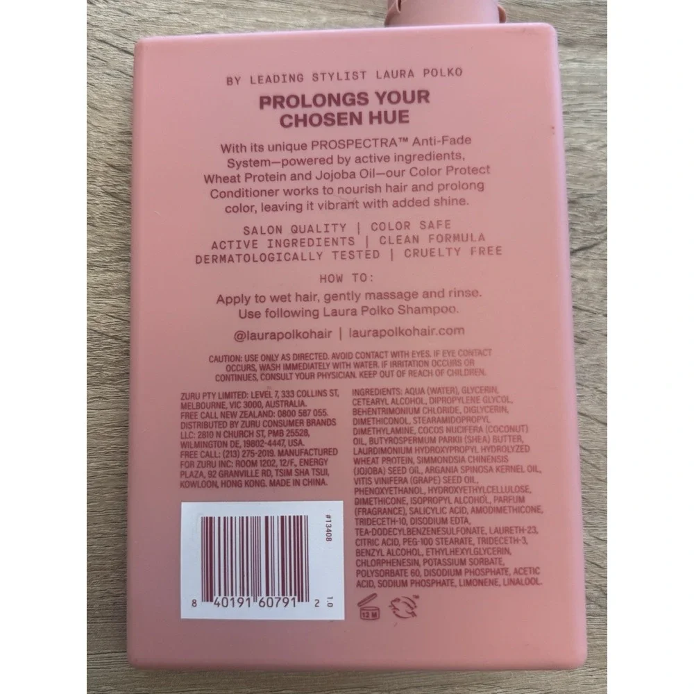 Laura Polko Los Angeles Color Protect Conditioner Prolongs Vibrance 13.5 FL OZ